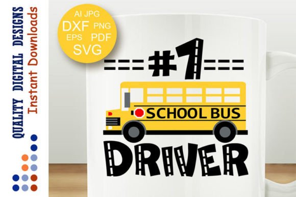 1 School Bus Driver SVG Back to School: A Versatile Digital Resource for Creatives and Professionals