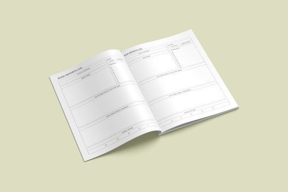 Back to School Book Reports Log Kdp