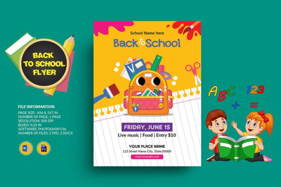 Back to School Party Invitation Flyer: A Guide to Creating the Perfect Design
