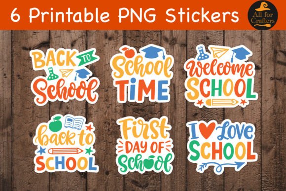Back to School Stickers Pack PNG Files: A Creative Solution for Organized Learning