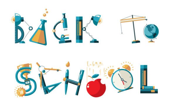 Back to School Text Design