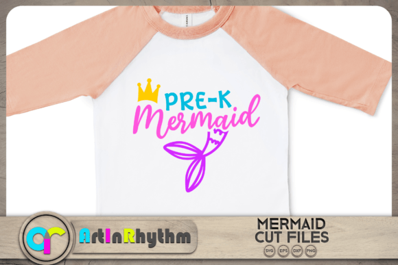 Pre K Mermaid SVG, Back to School: A Versatile Digital Design for Creative Projects